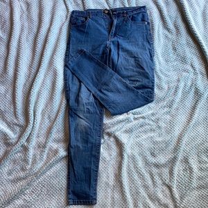 Forever 21 lightwash highwaisted skinny jeans (27)
